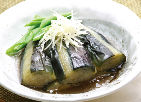 白だしで簡単♪めちゃうま!ナスの煮浸し