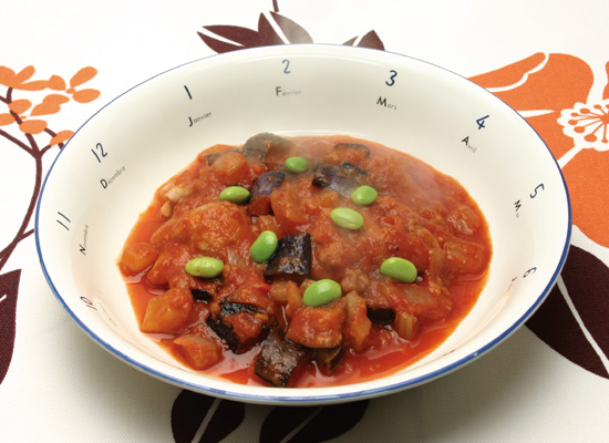 極うま♪チキンと夏野菜のトマト煮!
