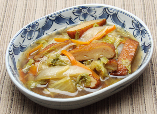 煮物だしで作る|白菜とさつま揚げの煮物|節約レシピ