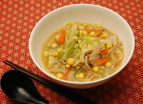 白だしで作る|野菜たっぷりあっさりみそラーメン