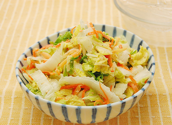 白菜のごまマヨ和え