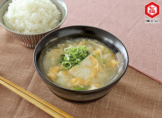 豆腐とねぎの春雨スープ