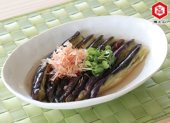 レンジでかんたん！なすの白だし浸し