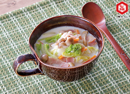 白菜のミルクスープ