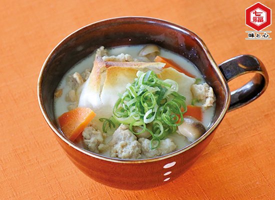 豆乳仕立ての雑煮