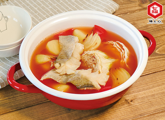 白身魚のポトフ風トマト鍋