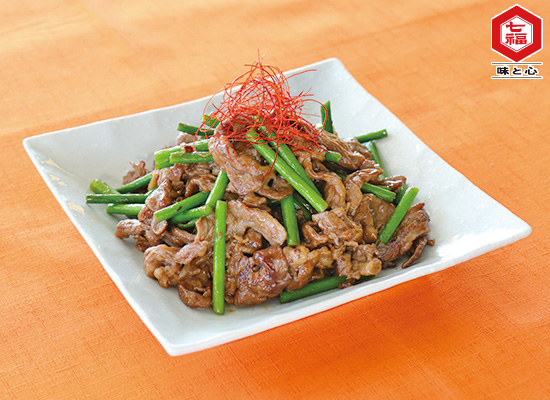 にんにくの芽の炒め物