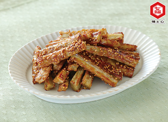 ごぼうの甘辛炒め