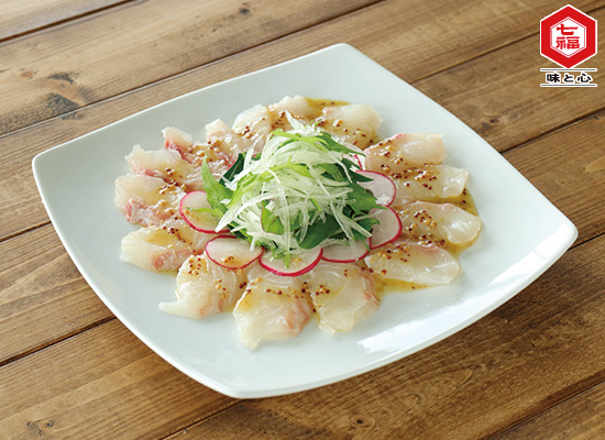 鯛のカルパッチョ